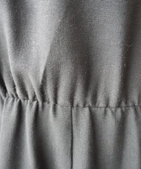 Tuck Shoulder Dress BK