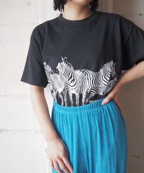 Omaha's Henry Doorly ZOO Zebra Print Tee BK