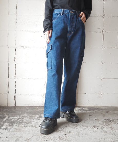 Denim Cargo Pants BL