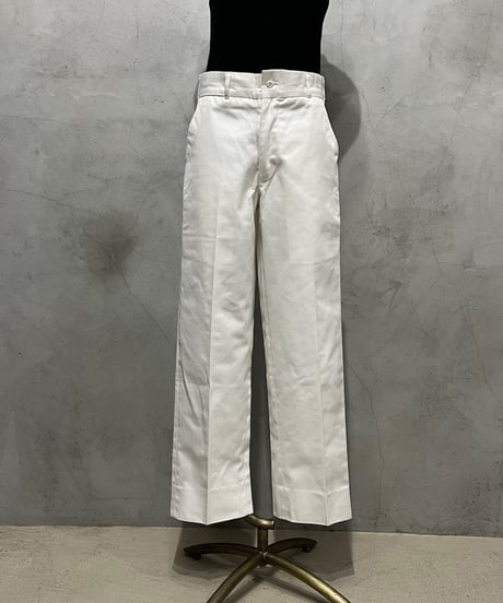 Taperd White Denim Pants WH