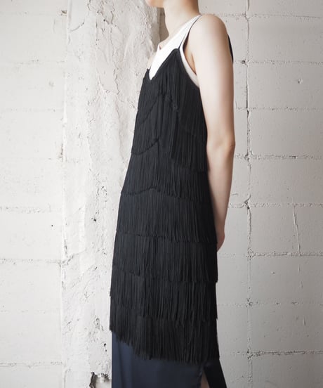 Fringe Design Camisole BK