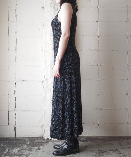 Ronni Nicole Lily Floral Stretch Maxi Dress BK LBL YE