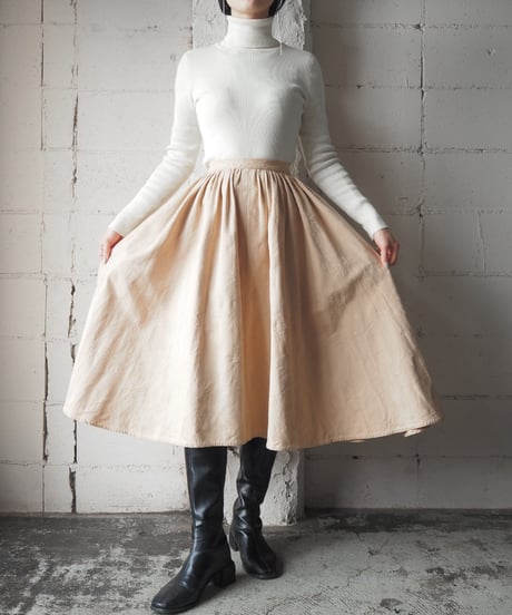COMME des GARÇONS Floral Jacquard Flared Skirt BE