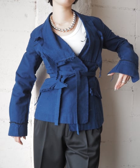 BERNHARD WILL HELM Cut Off Design Jacket BL