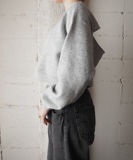 Remake Back Open Short Sweat GR