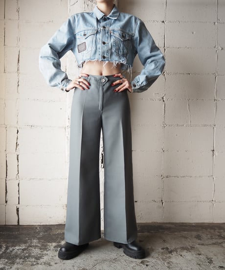 Remake Cropped Denim Jacket LBL
