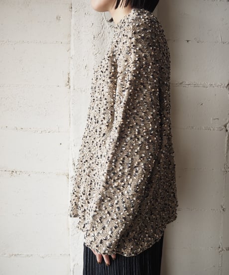 Mix Color 3D Grainy Knit BE