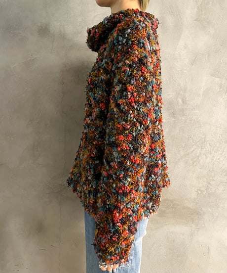 Mix Color Mock Neck Knit PIBL