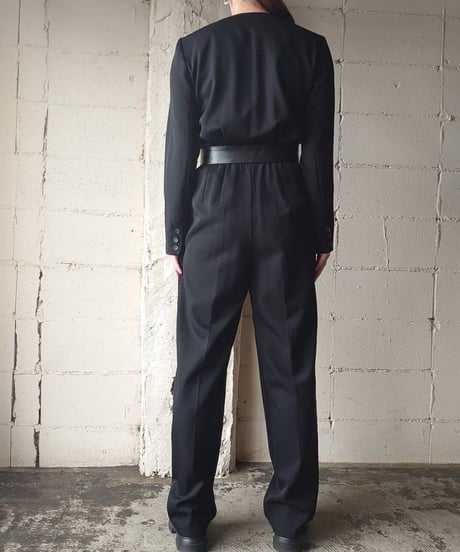 Collarless JumpSuit BK