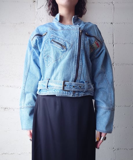 1980's Short Denim  Riders Jacket LBL