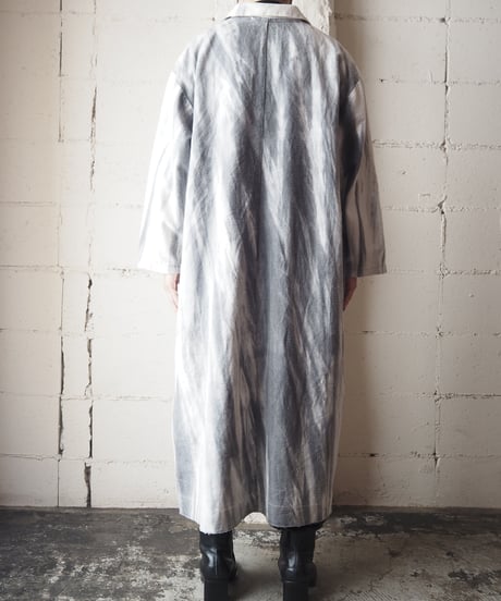 Open Collar Designed Dye Coat WHGR