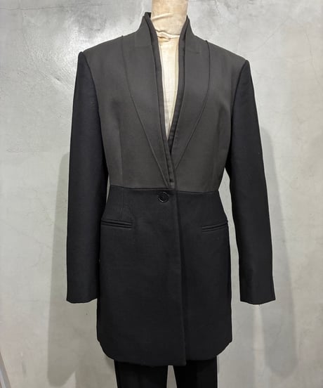 STELLA McCartney Two Tone Wool Jacket BK DGR