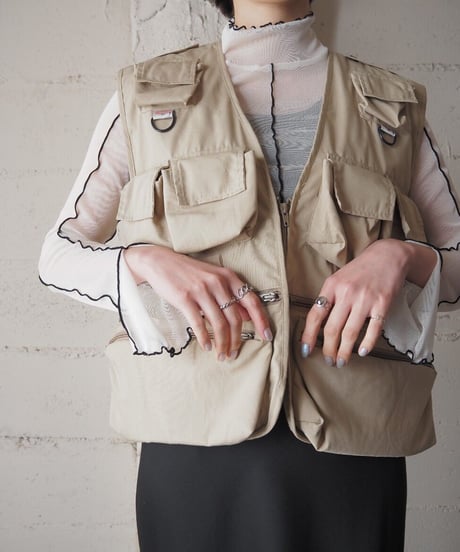 Wide Silhouette Fishing Vest BE