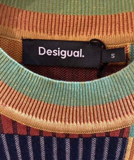 Desigual Multi Color Dress GR YE RE