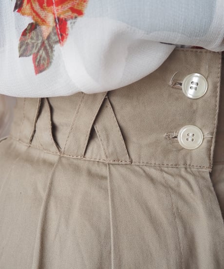 High Waist Volume Wide Pants BE