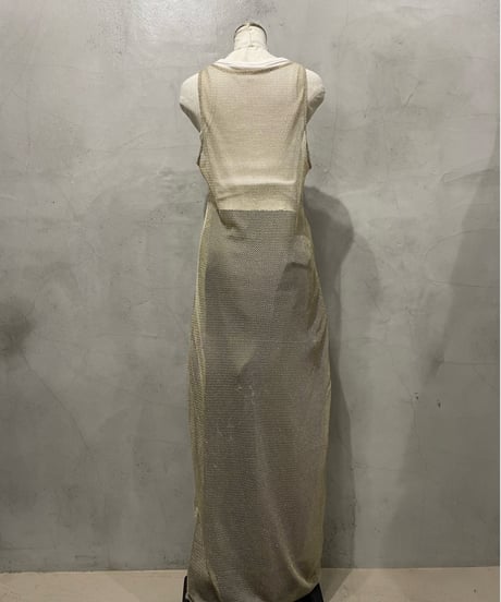 Lame Mix Mesh N/S Dress GD