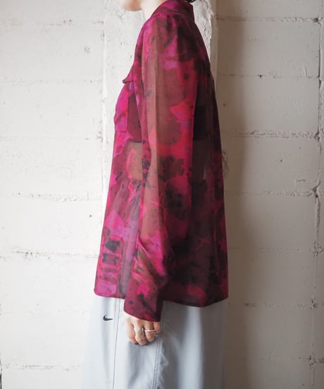 Pattern Sheer Shirt PI