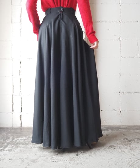 Long Flared Skirt BK