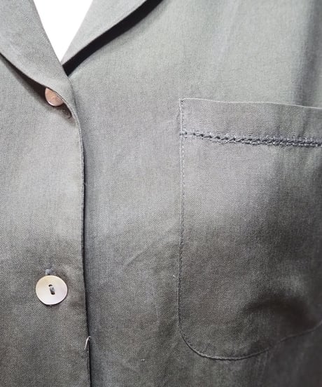 Open Collar Short Sleeve Shirt KA
