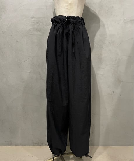 Drawstring Poly Pants BK