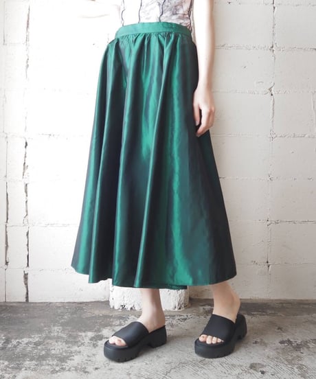 PATRA satin flared skirt GW