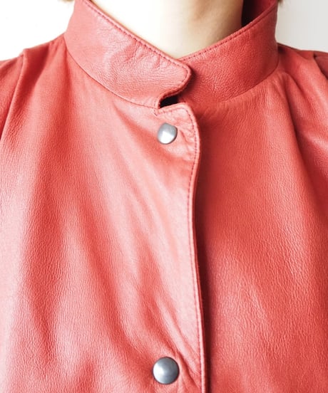 Sleeve Design Leather Jacket RE