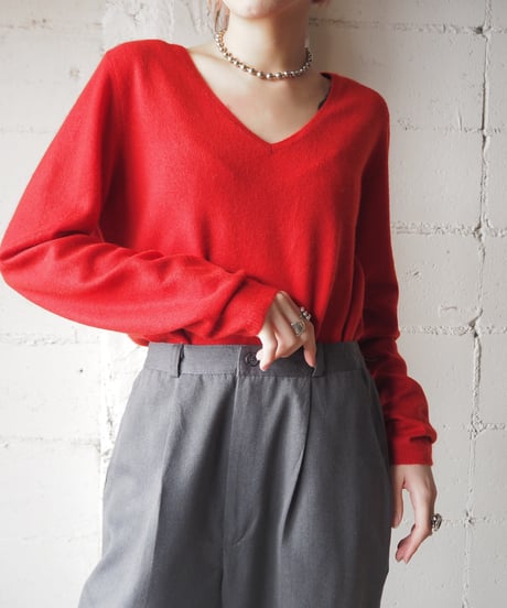 Cashmere V Neck Knit RE