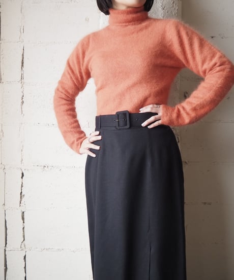 Angora Mix Turtle Neck Knit OR