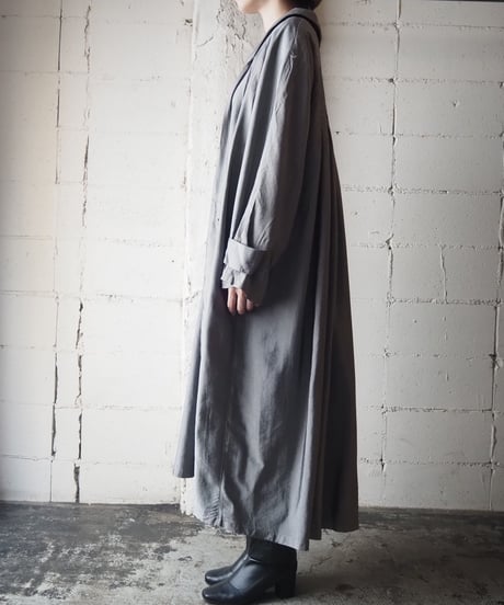 ESCADA Pleated Back  Long Coat GR