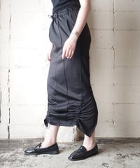 REMAKE adidas Side Drawstring Track Skirt BK