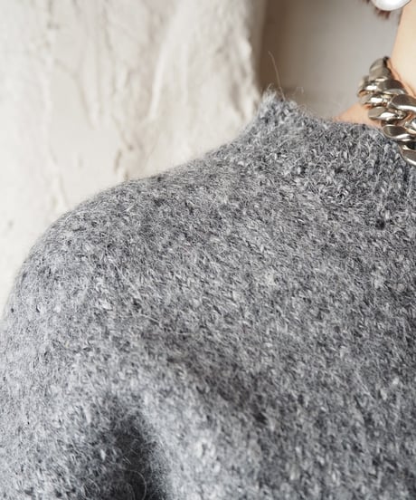 Mix Yarn Angora Mix Sweater GR