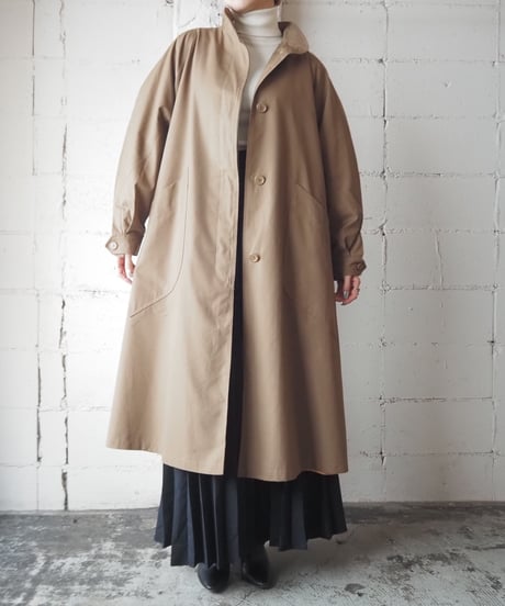 1970's Stand Collar Long Coat BR