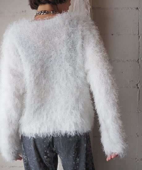 Long Sleeve Shaggy Tops WH