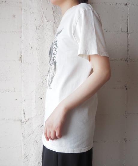 1990's Sunflowers Print Tee WH