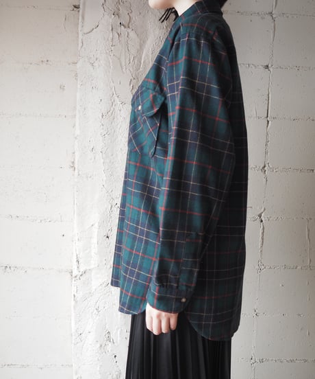 1970's Vintage PENDLETON Wool Check Shirt GR NV