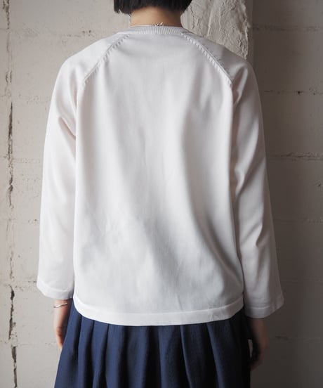Front Design Crew Neck Cardigan WH