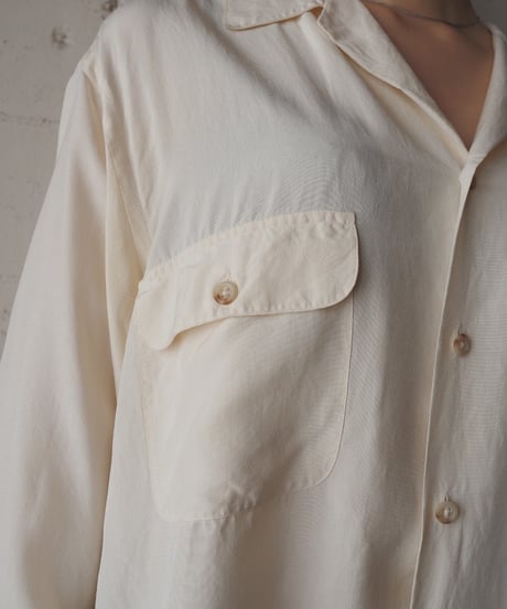 Ralph Lauren Open Collar Silk Shirt IV