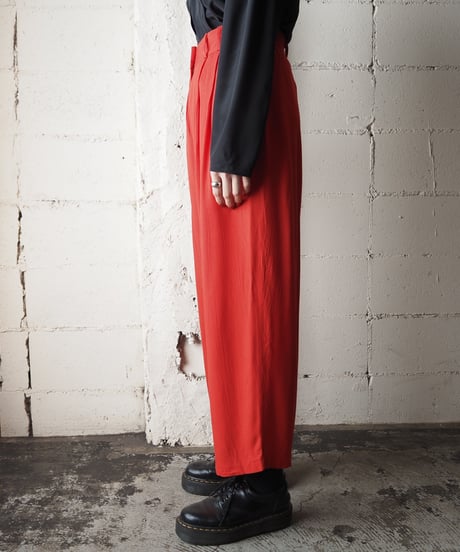Wide Tuck Pants RE