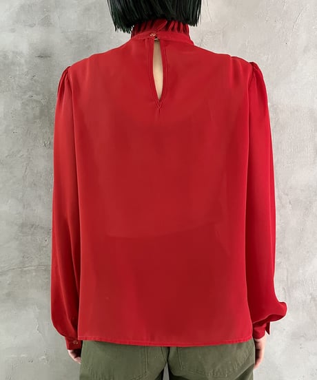 Sheer Frilled Design Blouse RD