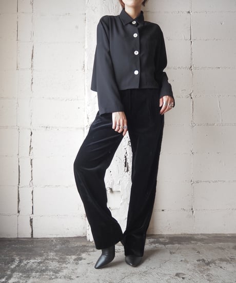 Big Button Short Shirt BK