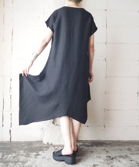 Asymmetry Dress BK
