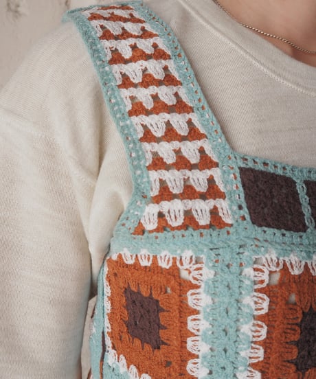 Granny Square Bustier LBL OR BR
