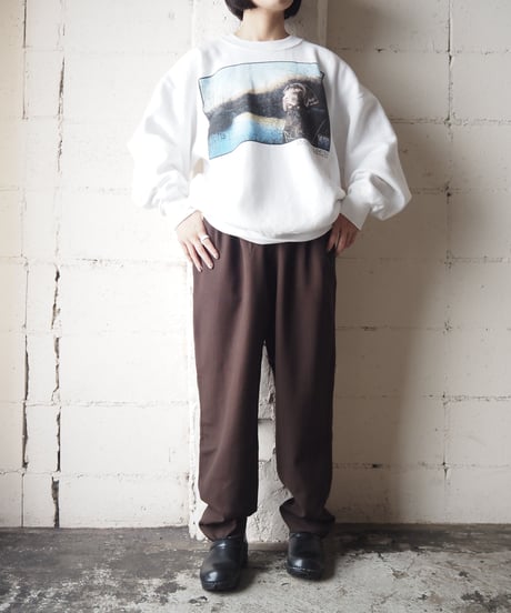 Dog Print Sweat WH