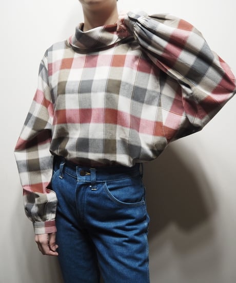 Pullover Check Blouse RE