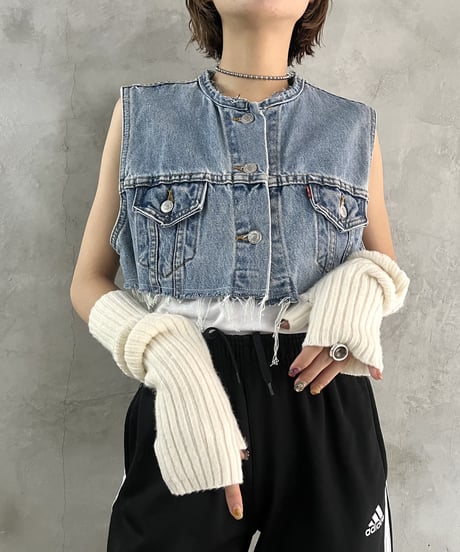 Remake Levi's Short Denim Vest BL