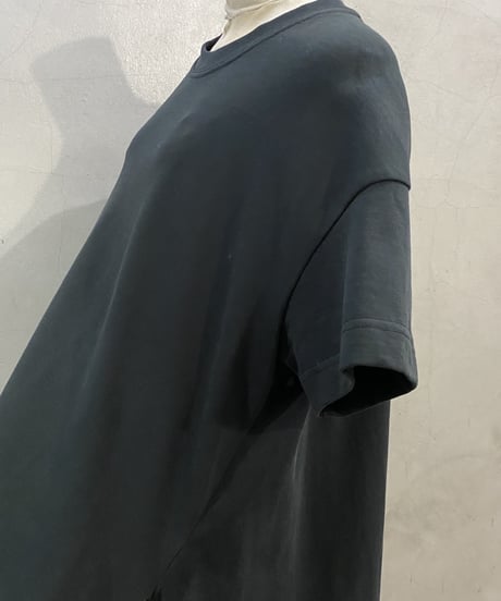 Acne Studios Deep Slit Tee Shirt Dress BK