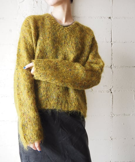 Mix Color Mohair Sweater YE