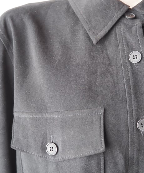 Suede Basic Shirt BK