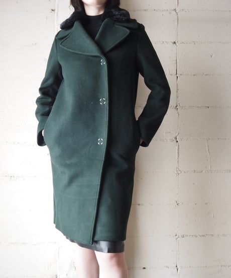 Acne Studios Fur Collar Chester Coat DGN