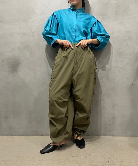 Volume Sleeve Satin Blouse BL